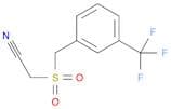 2-((3-(Trifluoromethyl)benzyl)sulfonyl)acetonitrile