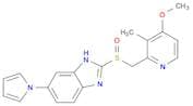 2-[(4-methoxy-3-methyl-pyridin-2-yl)methylsulfinyl]-5-pyrrol-1-yl-3H-benzoimidazole