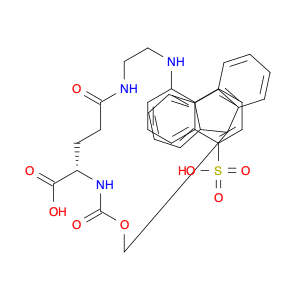 N2-[(9H-Fluoren-9-ylmethoxy)carbonyl]-N-[2-[(5-sulfo-1-naphthalenyl)amino]ethyl]-L-glutamine