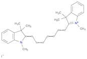 1,1',3,3,3',3'-Hexamethylindotricarbocyanine iodide