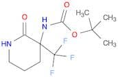 tert-Butyl 2-oxo-3-(trifluoromethyl)piperidin-3-ylcarbamate