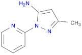 3-Methyl-1-(pyridin-2-yl)-1H-pyrazol-5-amine