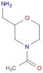 2-Morpholinemethanamine, 4-acetyl- (9CI)