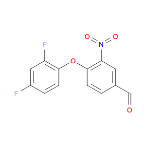 4-(2,4-DIFLUOROPHENOXY)-3-NITROBENZENECARBALDEHYDE