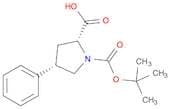 (2R,4S)-1-(tert-Butoxycarbonyl)-4-phenylpyrrolidine-2-carboxylic acid