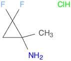 2,2-Difluoro-1-methylcyclopropanamine hydrochloride