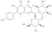 7-[[2-O-(6-deoxy-α-L-mannopyranosyl)-β-D-glucopyranosyl]oxy]-3,5-dihydroxy-2-(4-hydroxyphenyl)-4H-…