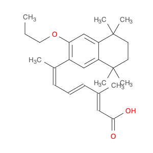 (2E,4E,6Z)-3-Methyl-7-(5,5,8,8-tetramethyl-3-propoxy-5,6,7,8-tetrahydronaphthalen-2-yl)octa-2,4,6-…