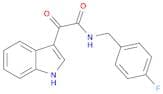 N-[(-4-Fluorophenyl)methyl]-α-oxo-1H-indole-3-acetamide