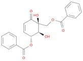 (4R,5S,6S)-4-(Benzoyloxy)-6-[(benzoyloxy)methyl]-5,6-dihydroxy-,2-cyclohexen-1-one