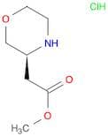 (S)-Methyl 2-(morpholin-3-yl)acetate hydrochloride
