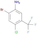 2-Bromo-4-chloro-5-(trifluoromethyl)benzenamine