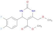 5-METHOXYCARBONYL-4-METHOXYMETHYL-1,2,3,6-TETRAHYDRO-2-OXO-6-(3,4-DIFLUOROPHENYL)PYRIMIDINE