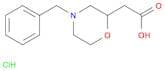 2-(4-Benzylmorpholin-2-yl)acetic acid hydrochloride