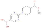 (2-(4-(Methoxycarbonyl)piperidin-1-yl)pyrimidin-5-yl)boronic acid