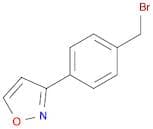 3-(4-(Bromomethyl)phenyl)isoxazole