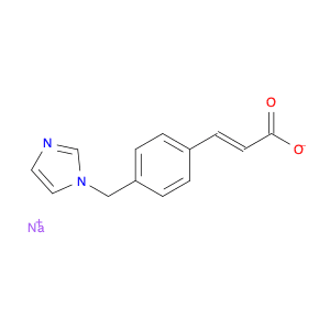 2-Propenoic acid, 3-[4-(1H-imidazol-1-ylmethyl)phenyl]-, sodium salt,(2E)-