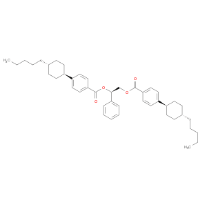 Benzoic acid, 4-​(trans-​4-​pentylcyclohexyl)​-​, 1,​1'-​[(1R)​-​1-​phenyl-​1,​2-​ethanediyl] ester