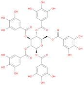 β-​D-​Glucopyranose, 1,​2,​3,​4,​6-​pentakis(3,​4,​5-​trihydroxybenzoate)