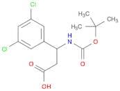 3-{[(tert-butoxy)carbonyl]amino}-3-(3,5-dichlorophenyl)propanoic acid