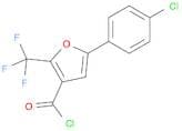 5-(4-Chlorophenyl)-2-(trifluoromethyl)furan-3-carbonyl chloride