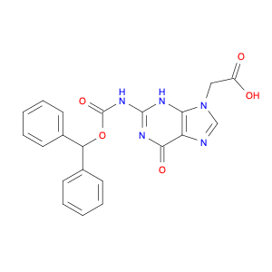 (2-Benzhydryloxycarbonylamino-6-oxo-1,6-dihydro-purin-9-yl)-acetic acid