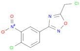 5-CHLOROMETHYL-3-(4-CHLORO-3-NITRO-PHENYL)-[1,2,4]OXADIAZOLE
