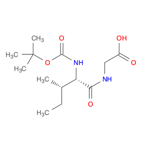 2-((2S,3S)-2-((tert-Butoxycarbonyl)amino)-3-methylpentanamido)acetic acid