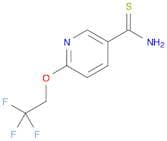 6-(2,2,2-Trifluoroethoxy)pyridine-3-thio-carboxamide