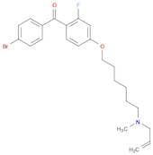 (4-BROMOPHENYL)[3-FLUORO-4-[[6-(METHYL-2-PROPENYLAMINO)HEXYL]OXY]PHENYL]-METHANONE
