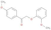 2-(2-Methoxyphenoxy)-1-(4-methoxyphenyl)ethanone