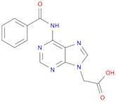 6-Benzoylamino-9H-purine-9-acetic acid