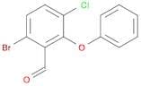 6-Bromo-3-chloro-2-phenoxybenzaldehyde