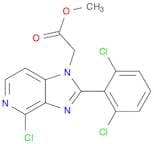 Methyl 2-(4-chloro-2-(2,6-dichlorophenyl)-1H-imidazo[4,5-c]pyridin-1-yl)acetate