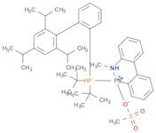 Methanesulfonato(2-di-t-butylphosphino-2',4',6'-tri-i-propyl-1,1'-biphenyl)(2'-methylamino-1,1'-bi…