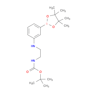 tert-butyl 2-(3-(4,4,5,5-tetramethyl-1,3,2-dioxaborolan-2-yl)phenylamino)ethylcarbamate