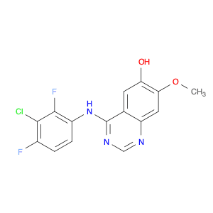 4-((3-chloro-2,4-difluorophenyl)amino)-7-methoxyquinazolin-6-ol