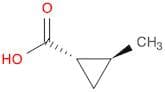 Cyclopropanecarboxylic acid, 2-methyl-, (1S,2S)-