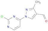 1-(2-Chloropyrimidin-4-yl)-3-methyl-1H-pyrazole-4-carbaldehyde