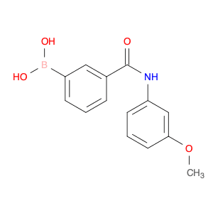 {3-[(3-methoxyphenyl)carbamoyl]phenyl}boronic acid