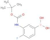 (3-((tert-Butoxycarbonyl)amino)-4-fluorophenyl)boronic acid