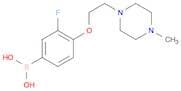 Boronic acid, B-[3-fluoro-4-[2-(4-methyl-1-piperazinyl)ethoxy]phenyl]-