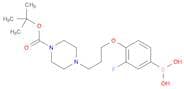 4-(3-(4-(tert-Butoxycarbonyl)piperazin-1-yl)propoxy)-3-fluorophenylboronic acid