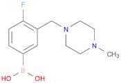 {4-Fluoro-3-[(4-methylpiperazin-1-yl)methyl]phenyl}boronic acid