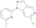 6-Chloro-1-(6-fluoropyridin-2-yl)-1H-pyrazolo[4,3-c]pyridine