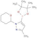 3-Methyl-1-(tetrahydro-2H-pyran-2-yl)-5-(4,4,5,5-tetramethyl-1,3,2-dioxaborolan-2-yl)-1H-pyrazole