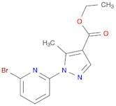 1-(6-BROMO-PYRIDIN-2-YL)-3-METHYL-1H-PYRAZOLE-4-CARBOXYLIC ACID ETHYL ESTER