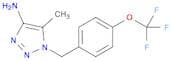 1-(4-(trifluoromethoxy)benzyl)-5-methyl-1H-1,2,3-triazol-4-amine