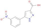 5-(3-Nitrophenyl)-1H-pyrazole-3-carboxylic acid