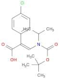 Trans-N-Boc-2-(4-chlorophenyl)-3-(isopropylamino) acrylic acid